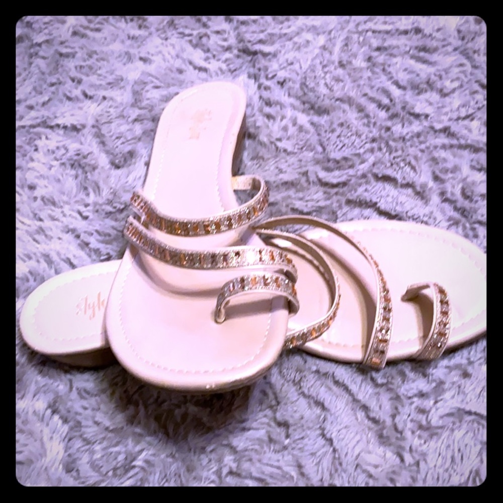 Sparkly sandals